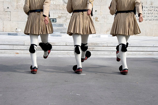 istock Evzones at the Greek Parliament Building 538979945