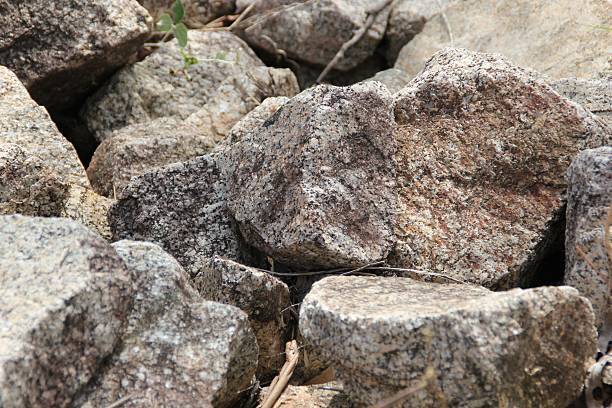 istock Close-up of Granite rocks in a pile 538980221