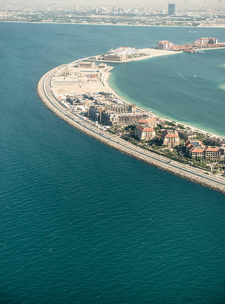 istock the palm jumeirah in Dubai 538980805
