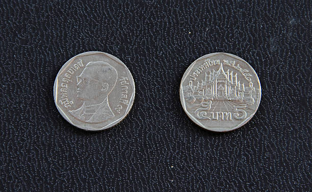 istock Thai 5 bath money coin 538982265