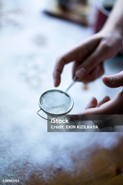 Sifting Flour Stock Photo - Download Image Now - 2015, Auto Post Production Filter, Baking