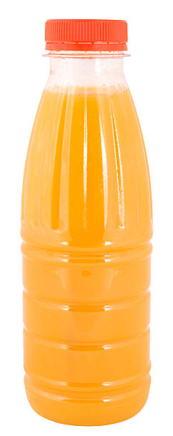 istock bottle of fresh juice orange. blank bottle. 538983229