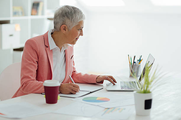 istock Mature Businesswoman Working In Her Office. 538984556
