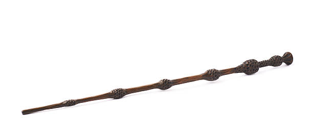 istock Magicians wand made of plastic wood 538986694