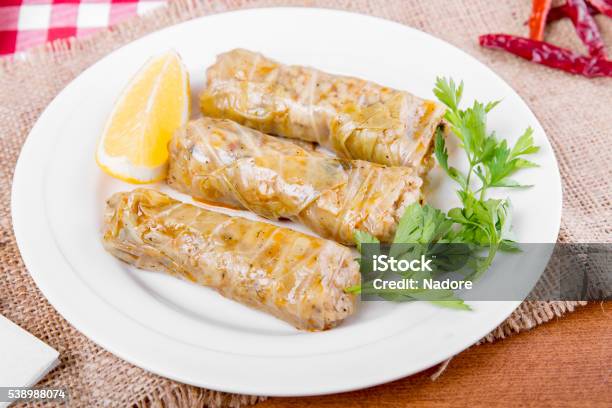 Lahana Sarma Is A Turkish Traditional Famous Food Stock Photo - Download Image Now - Backgrounds, Cabbage, Cooked