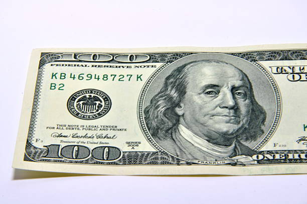 istock American 100 U.S. dollars on a white background 538988231