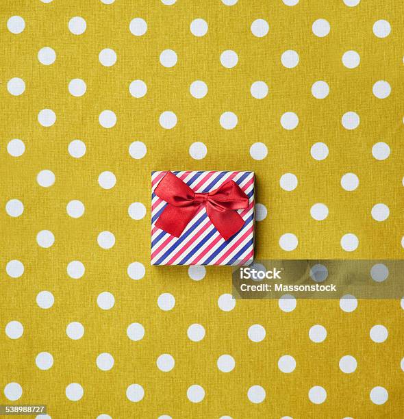 Gift Box Stock Photo - Download Image Now - 2015, Above, Blue