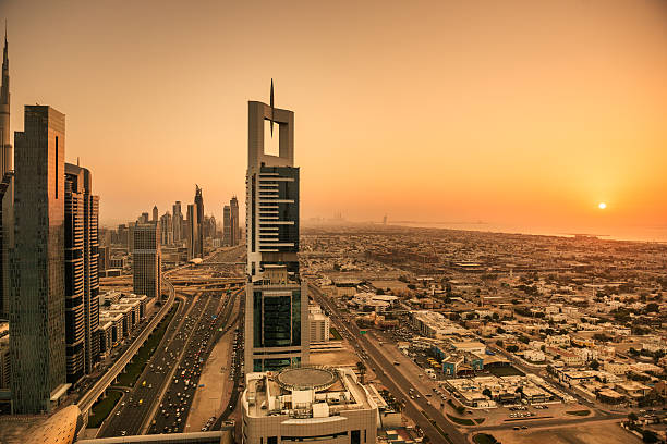 istock City lights of Dubai downtown 538989259
