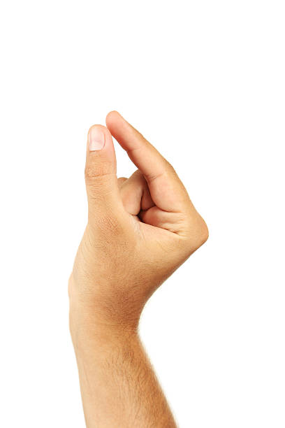 istock Men hand hold virtual business card 538990493
