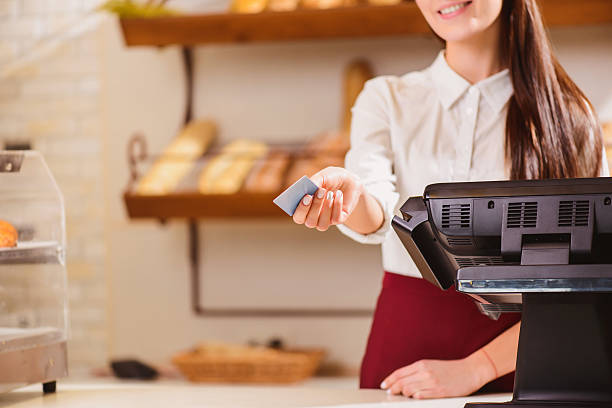 istock Beautiful young saleswoman in a bakery 538991337