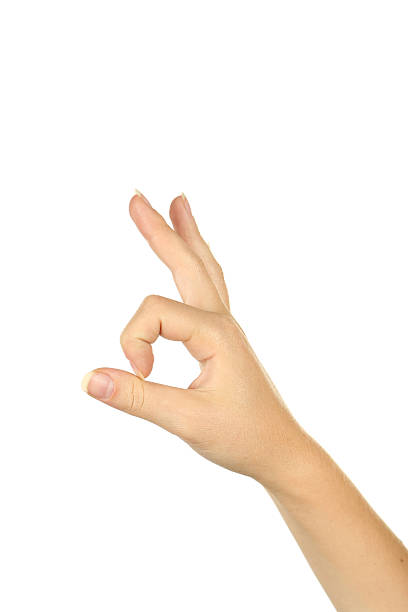 istock Female hand showing OK 538991371