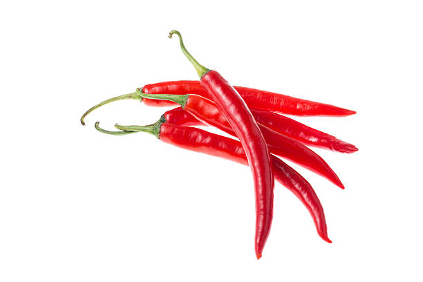 istock Hot Red Chili or Chilli Pepper isolated on white 538992523