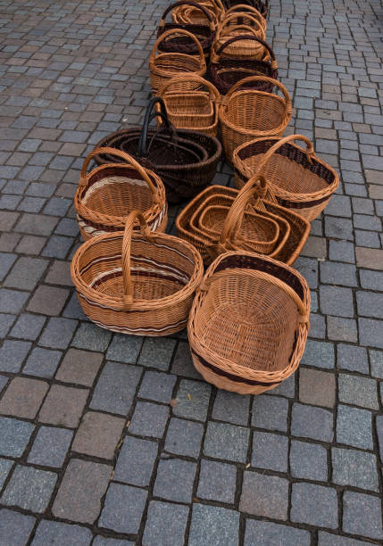 istock Baskets on sale in the market 538992738