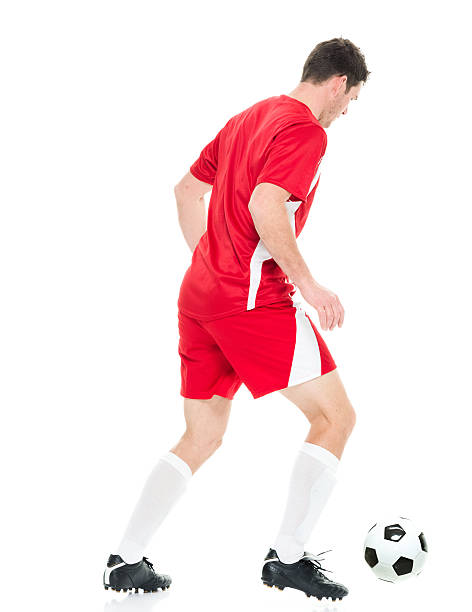 istock Rear view of soccer player playing 538996806