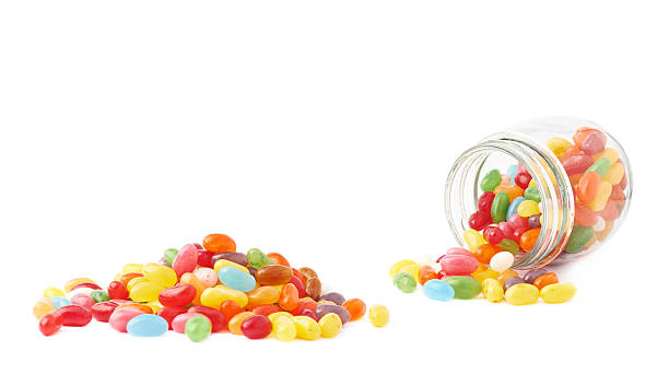 istock Composition of a jar and jelly beans 538997218