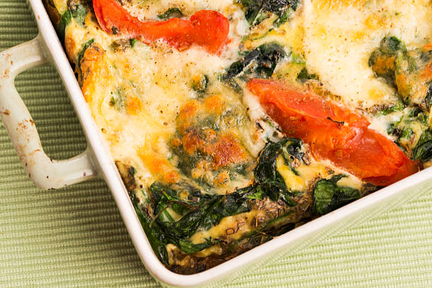 istock Omelet with vegetables and cheese. Frittata 538998791