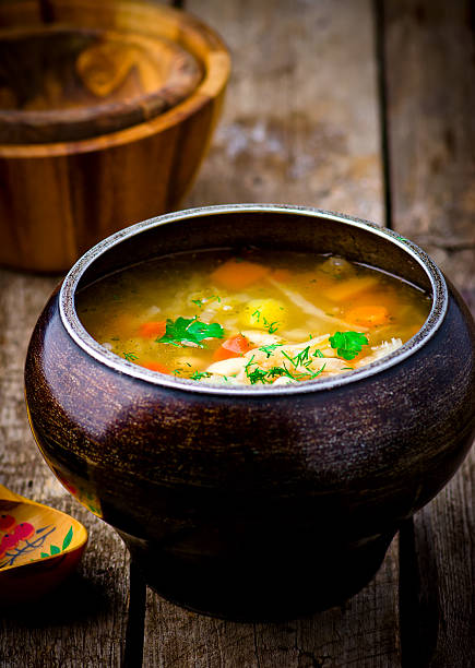 istock shchi, traditional Russian soup from cabbage. 538999009