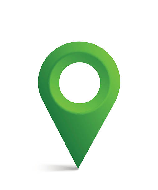 map pointer - locator stock illustrations