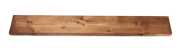 istock Colored pine wood board plank isolated 539000300