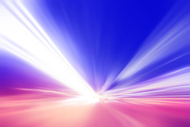 istock Abstract image of night lights with motion blur. 539000970