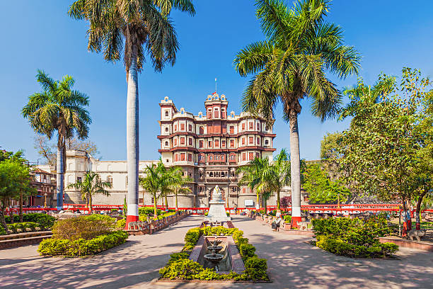 palácio rajwada, indore - maratha imagens e fotografias de stock