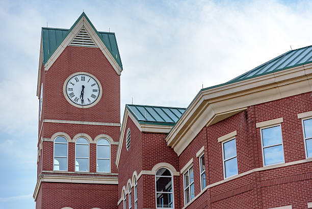 Big Clock on City Hall in Cumming Georgia