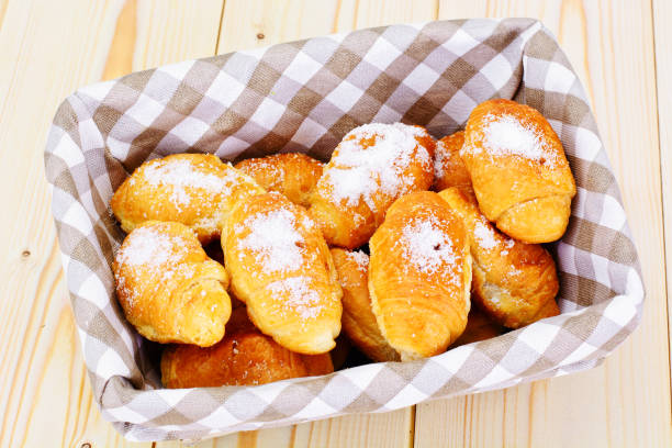 istock Delicious Crispy French Croissants 539006224