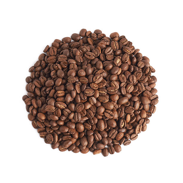 istock Pile of roasted brown coffee beans 539007024
