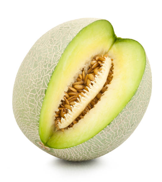 istock green cantaloupe melon isolated 539008662