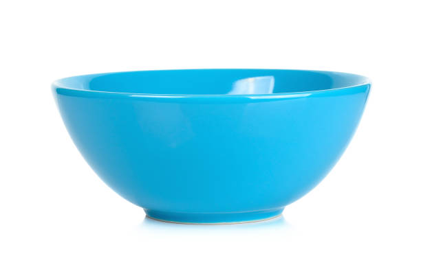 istock Blue bowl isolated on the white background 539015608