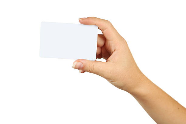 istock Hand holding a business card 539015863