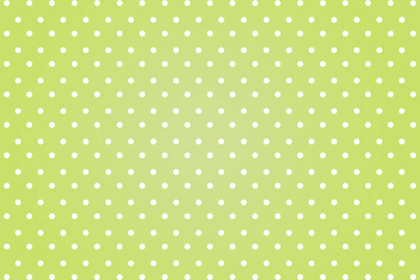 istock polkadots with green background 539015898