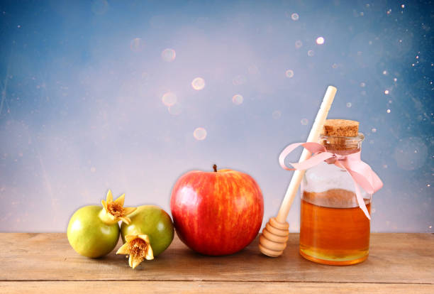 istock rosh hashanah (jewesh holiday) concept. traditional symbols 539016282
