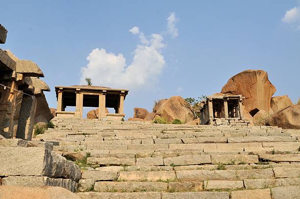 istock Ruins of Ancient Hindu civilization, Hampi, India 539016603