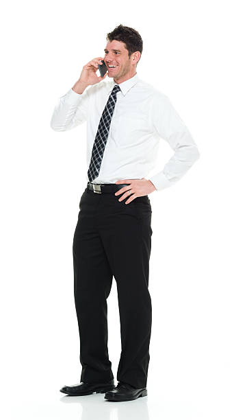 istock Smiling businessman talking on phone 539016762