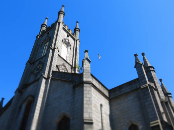 spire slains castle, ulicy belmont, aberdeen, wielka brytania - vlad vi zdjęcia i obrazy z banku zdjęć