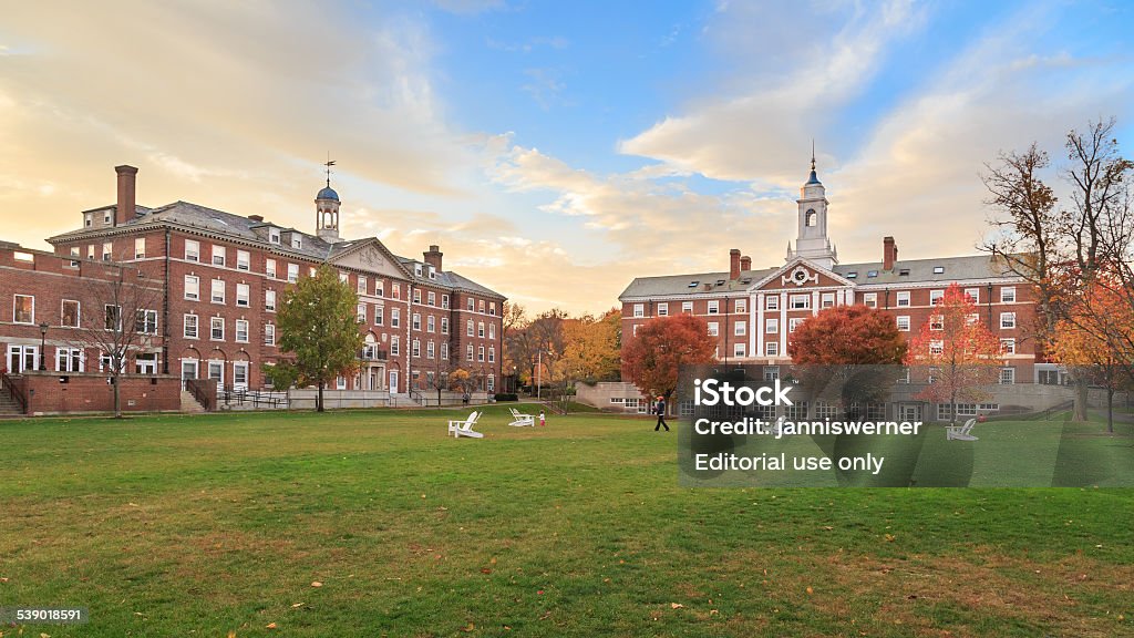 Harvard Moors Hall - Foto stock royalty-free di Università di Harvard