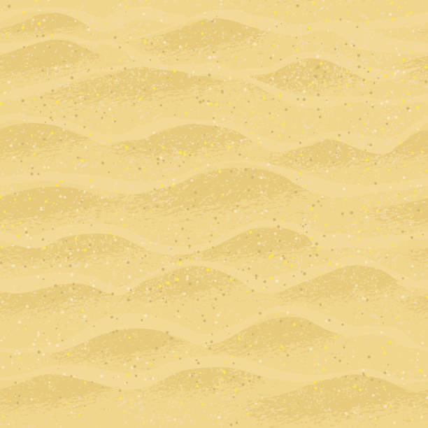 illustrazioni stock, clip art, cartoni animati e icone di tendenza di motivo senza interruzioni con spiaggia di sabbia. - sand beach backgrounds textured