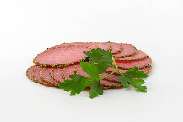 istock slices of pepper salami 539021950