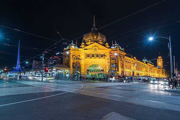 istock Flinders Street Station at Melbourne, Australia 539023034