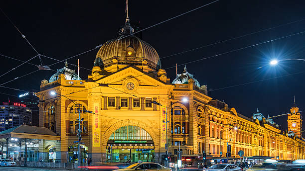 istock Flinders Street Station at Melbourne, Australia 539023072