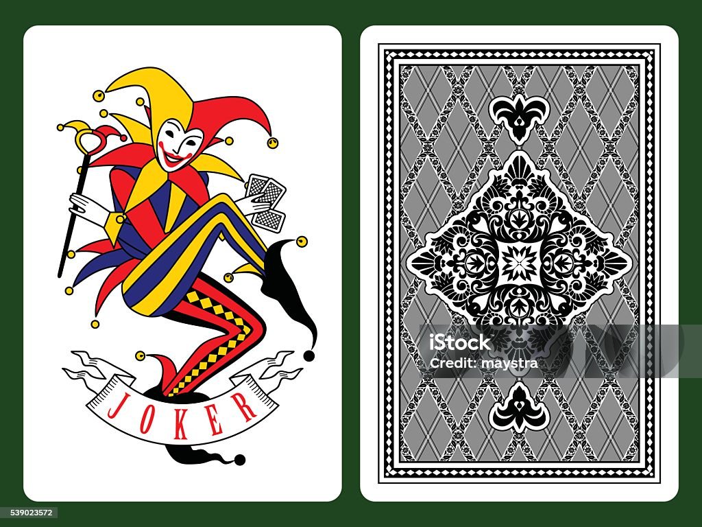 Joker Playing Card Stock Illustration - Download Image Now - Joker Card,  Playing Card, Vector - iStock