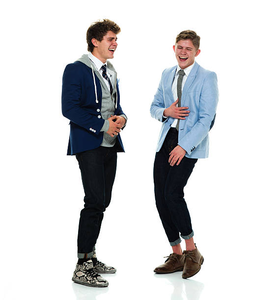 istock Cheerful brothers laughing together 539023788