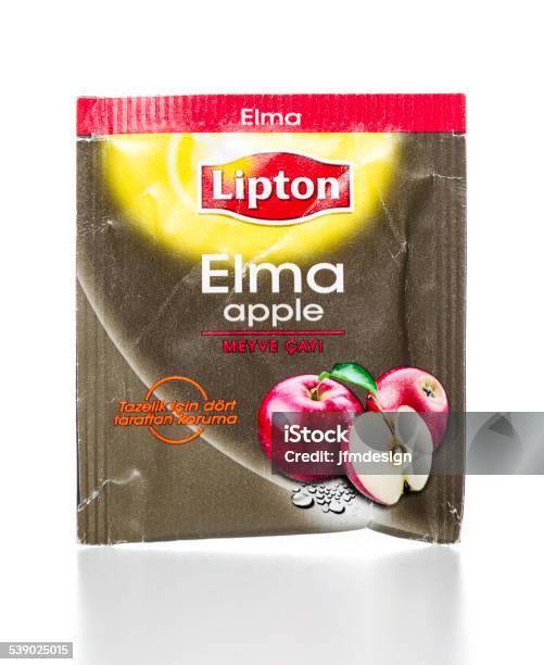 Lipton Elma Apel Paket Teh Instan Foto Stok - Unduh Gambar Sekarang - Teh, Urgensi - Konsep, 2015