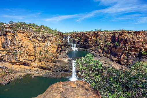 Mitchell Falls in the outback Kimberley region of Western Australia.