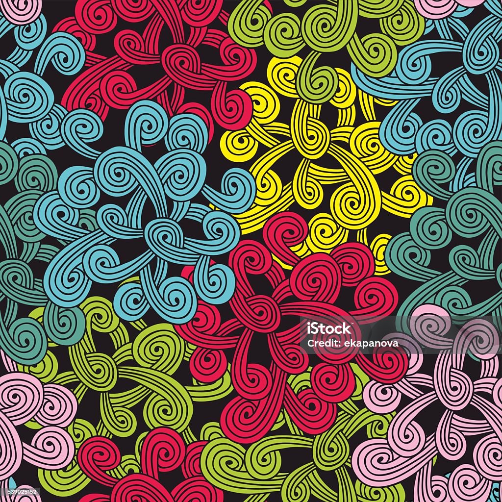 Colorful Pattern Colorful Seamless Pattern With Abstract Design Elements Stock ...