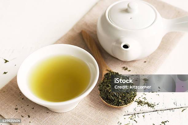 Japanese Green Tea Stock Photo - Download Image Now - Green Tea, Tea Crop, Tea - Hot Drink