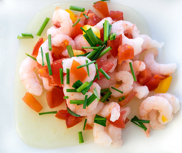 istock Shrimp salad mixed coctail 539025837