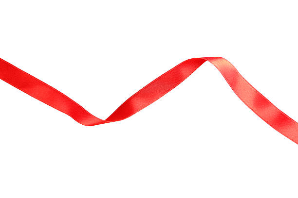 istock Beautiful ribbon on white background 539026455