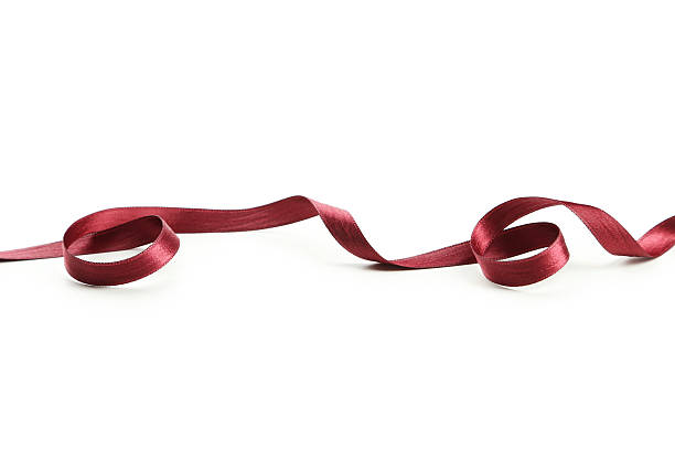 istock Beautiful ribbon on white background 539027587